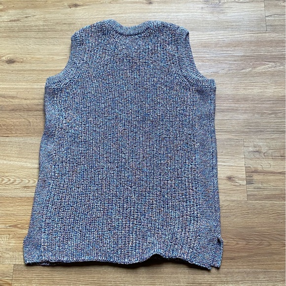 Ella Moss Marge Ribbed Knit Sleeveless Sweater Tank Mood Indigo Size Med… - Picture 15 of 16